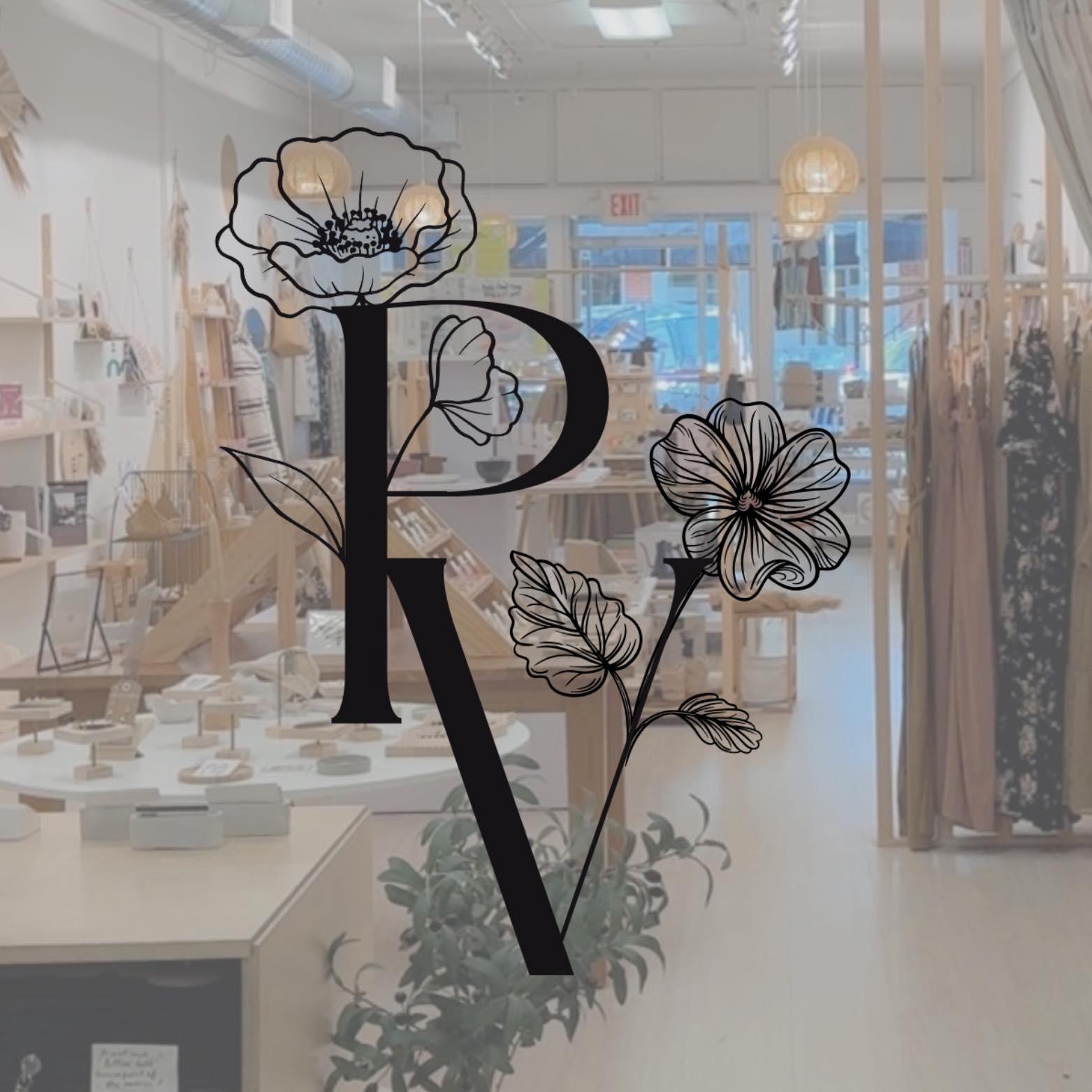 Poppy and Violet Aesthetics Logo