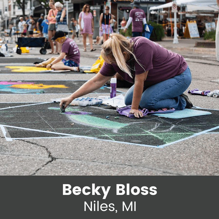 Becky Bloss Meet the Artists