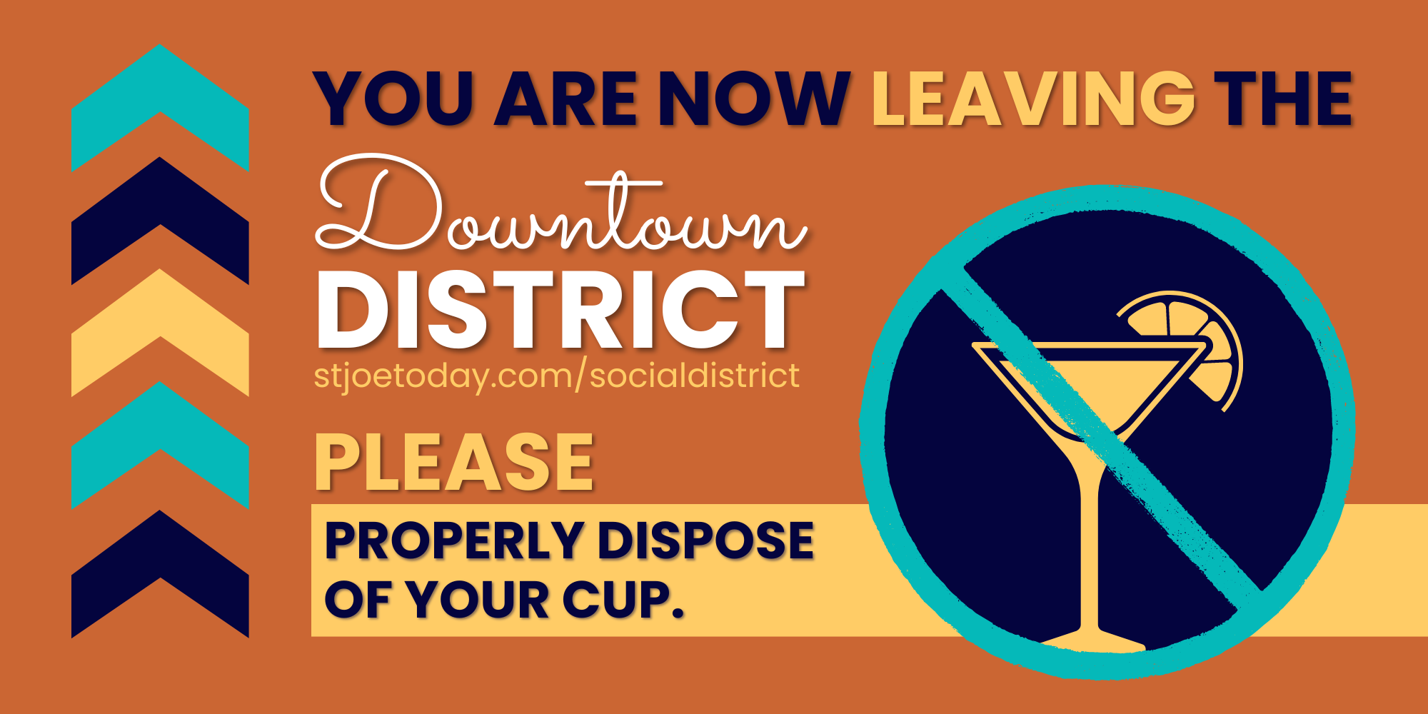 Social District Sticker Leaving 1