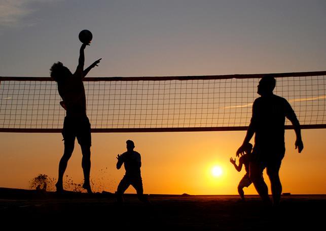 Volleyball Courts at Silver Beach