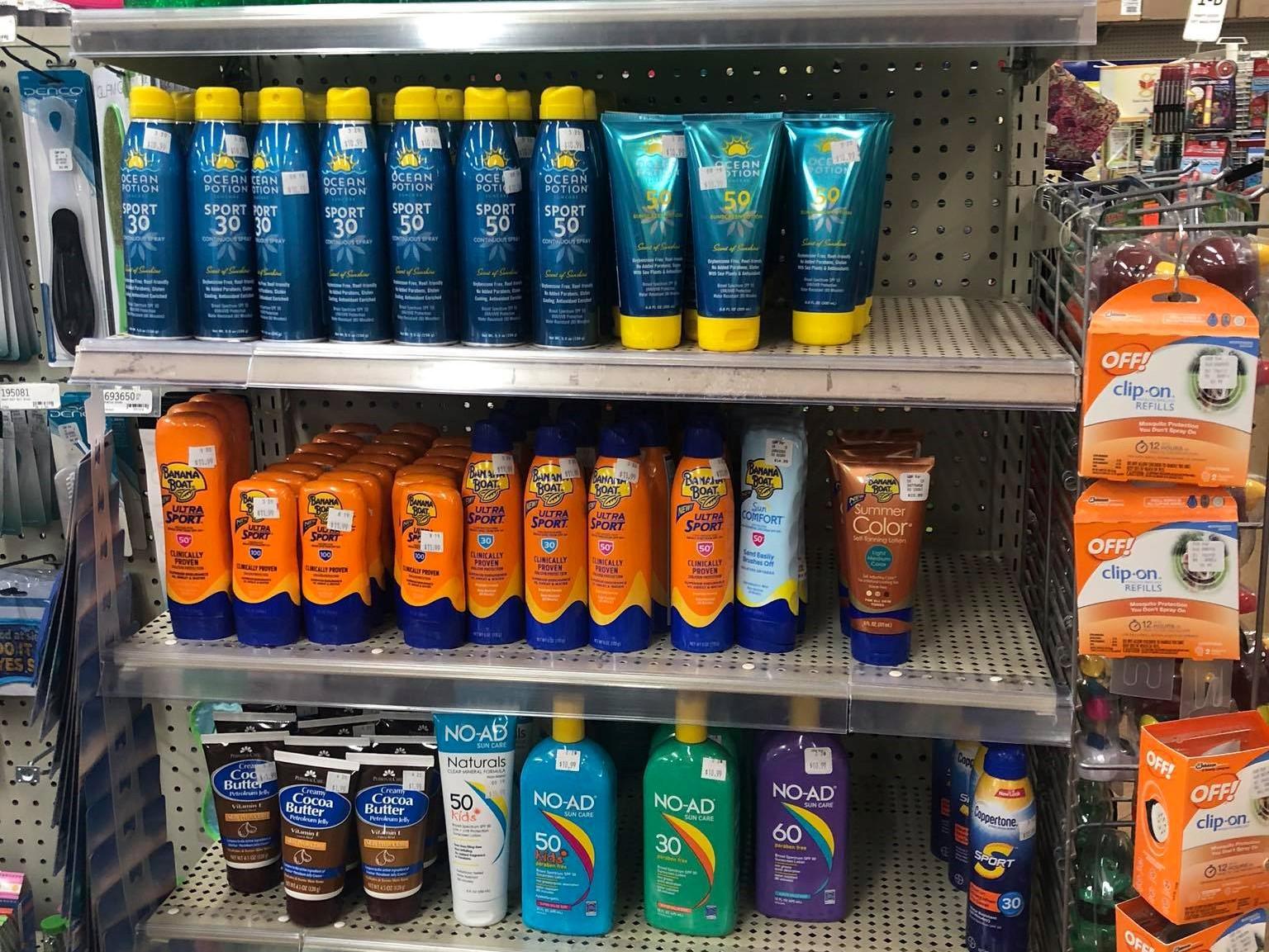 Sunscreen & Lotion