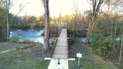 Bridge to walkway